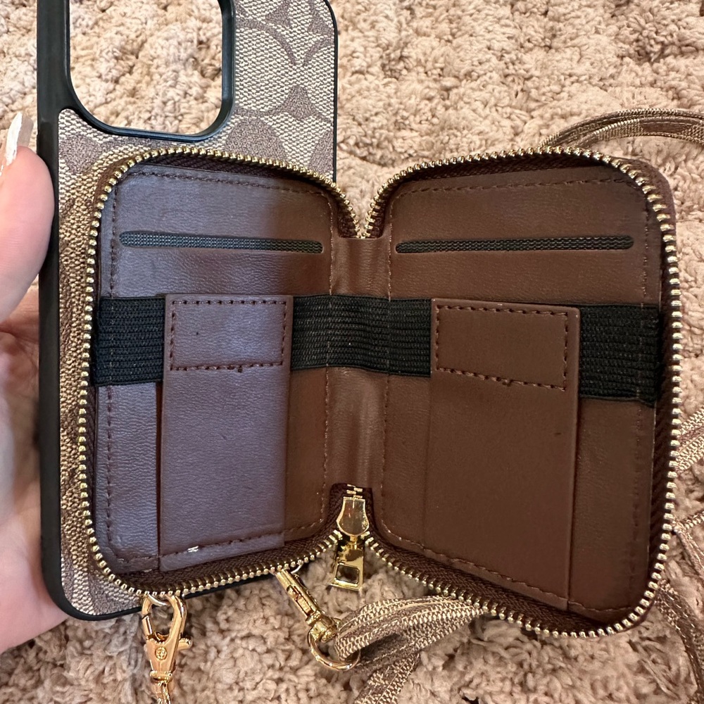 Coach Signature Beige Phone Case - Picture 3 of 7